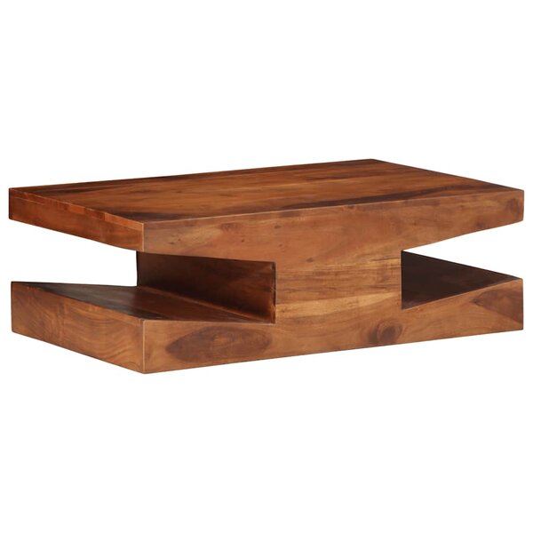 vidaXL Table basse 90x60x30 cm bois massif d'acacia