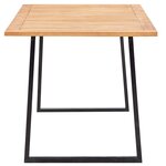vidaXL Mobilier d'extérieur 9 Pièces Résine tressée et bois d'acacia Noir