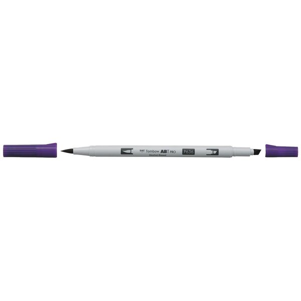 Marqueur Base Alcool Double Pointe ABT PRO 636 violet impérial TOMBOW