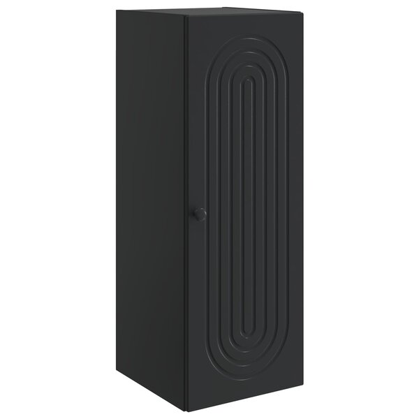 vidaXL Armoire Murale Noir 33 x 34 5 x 90 cm Bois d'ingénierie