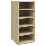 vidaXL Armoire à chaussures Chêne Sonoma 31 5x35x70 cm Bois ingénierie