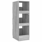 vidaXL Armoire à Laver Gris Sonoma 50 x 68 x 162 cm Bois d'ingénierie