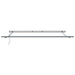 Auvent Manuel Anthracite 4 × 3 5 m Métal
