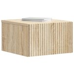 vidaXL Cabinet de chevet mural Chêne Sonoma 33 x 34 5 x 20 cm