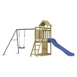 vidaXL Aire de jeux d'extérieur bois de pin imprégné