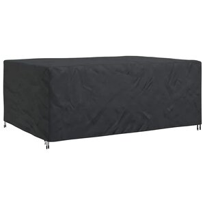 vidaXL Housse pour mobilier d'extérieur Noir 280 x 204 x 106 cm 210D