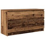 vidaXL Meuble TV vieux bois 100x35x54 cm bois d'ingénierie