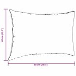 vidaXL Coussins de canapé 2 Pièces Crème 60 x 40 cm