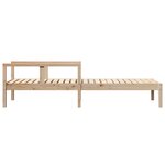 vidaXL Chaise longue 199 5x62x55 cm bois massif de pin