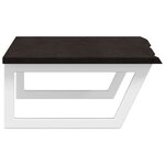 vidaXL Étagère de vasque murale acier et bois de chêne massif