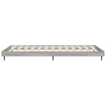 vidaXL Cadre de lit sans matelas sonoma gris 90x200 cm