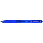 Stylo bille rétractable super grip g pointe moyenne bleu x 12 pilot