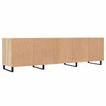 vidaXL Meuble TV chêne sonoma 150x30x44 5 cm bois d'ingénierie