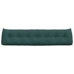 vidaXL Coussin de Dos Vert foncé 200 x 24 x 50 cm tissu
