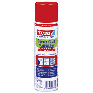 Colle permanente en bombe aerosol 500ml extraforte tesa