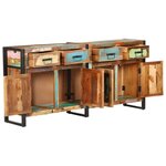 vidaXL Buffet 172x35x80 cm Bois de récupération massif