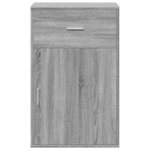 vidaXL Armoire de rangement sonoma gris 56 5x39x90 cm bois ingénierie