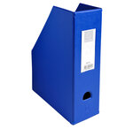Porte revue Dos 100mm PVC Bleu EXACOMPTA