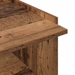 vidaXL Table basse Bois ancien 90 x 50 x 33 cm Bois d'ingénierie