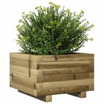 vidaXL Jardinière 40x40x26 5 cm bois de pin imprégné