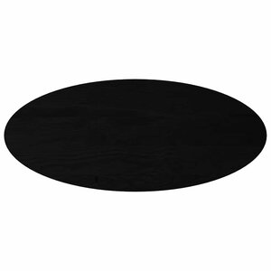 vidaXL Dessus de table marron foncé 140x60x4cm bois chêne massif ovale