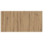 vidaXL Tête de lit avec armoire avec tiroir 3 Pièces Chêne artisanal