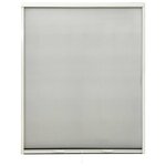 vidaXL Moustiquaire à rouleau pour fenêtres Blanc 160x170 cm