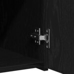 vidaXL Buffet Chêne noir 50 x 42 5 x 93 cm Bois d'ingénierie