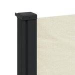vidaXL Auvent latéral rétractable crème 120x600 cm