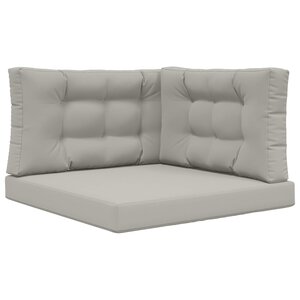 vidaXL Coussin de canapé d'extérieur Polyester Gris 80 x 80 cm
