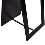 Vidaxl miroir sur pied pleine longueur noir