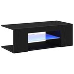 vidaXL Meuble TV Noir 90 x 39 x 30 cm Bois d'ingénierie