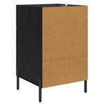 vidaXL Cabinet de chevet Chêne noir 40 x 40 x 66 cm Bois d'ingénierie