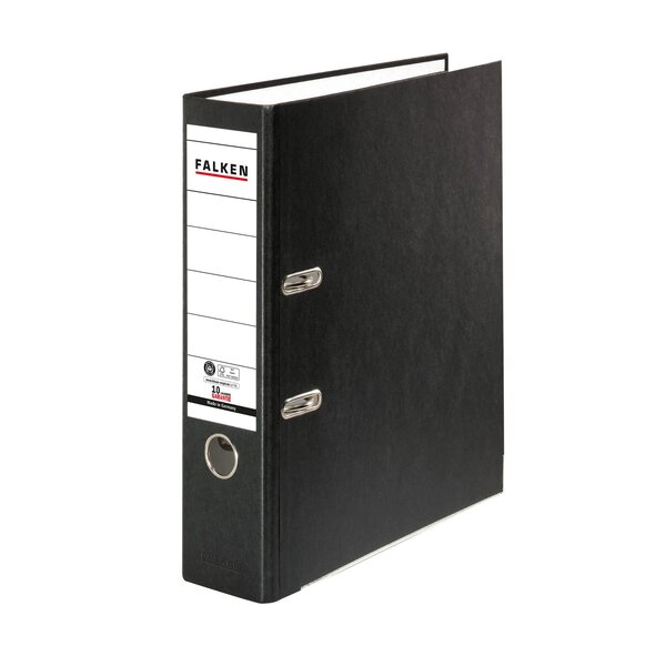Classeur À Levier Papier Kraft A4 Recycolor - Noir - X 20 - Falken