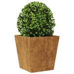 vidaXL Jardinières 2 Pièces 40x40x40 cm acier corten