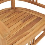 vidaXL Ensemble à manger de jardin 7 Pièces bois de teck solide