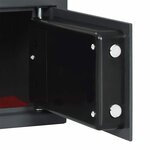 vidaXL Coffre-fort numérique Gris Foncé 20 x 31 x 20 cm Acier