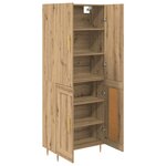 vidaXL Haut Armoire Montage mural Chêne artisanal 69 5 x 34 x 180 cm