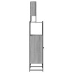 vidaXL Ensemble de meubles de salle de bain 3 Pièces Sonoma gris