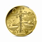 Signes astros - Balance - Monnaie de 5€ 1/2g or
