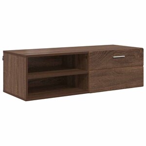 vidaXL Cabinet en Bois Chêne brun 100 5 x 39 x 30 cm Bois d'ingénierie