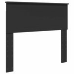 vidaXL Tête de lit Chêne noir 100 cm Bois d'ingénierie
