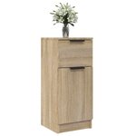 vidaXL Buffets 2 Pièces Chêne Sonoma 30x30x70 cm Bois d'ingénierie