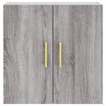 vidaXL Armoire murale sonoma gris 60x31x60 cm bois d'ingénierie