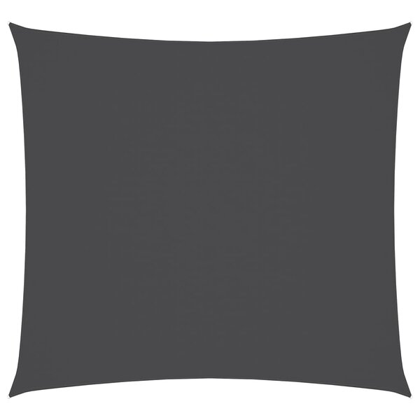 vidaXL Parasol en tissu oxford carré 6x6 m anthracite