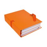 Chemise Dos Extensible Papier - 24x32cm - Orange - X 10 - Exacompta