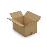 Caisse carton brune double cannelure raja 35x23x18 cm (lot de 15)