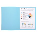 Paquet 100 Chemises Super 210 - 24x32cm - Bleu Clair - X 5 - Exacompta