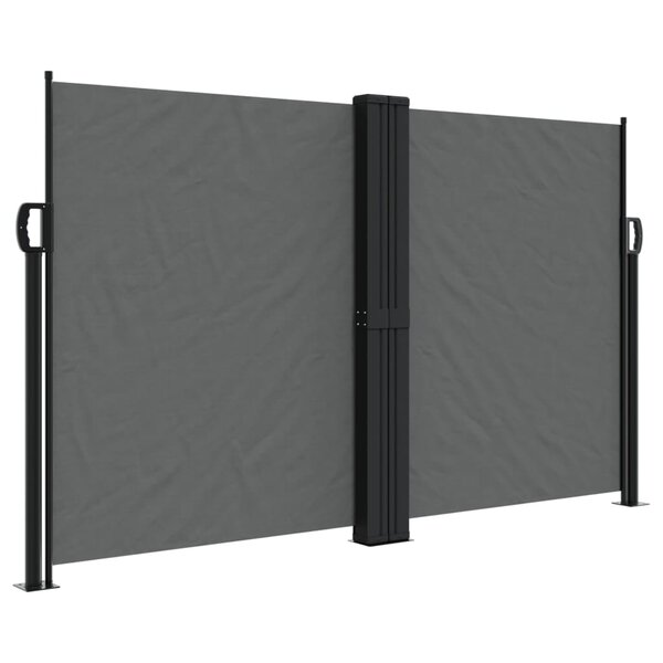 vidaXL Auvent latéral rétractable anthracite 140x600 cm