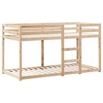 vidaXL Lit superposé sans matelas 90x190 cm bois de pin massif
